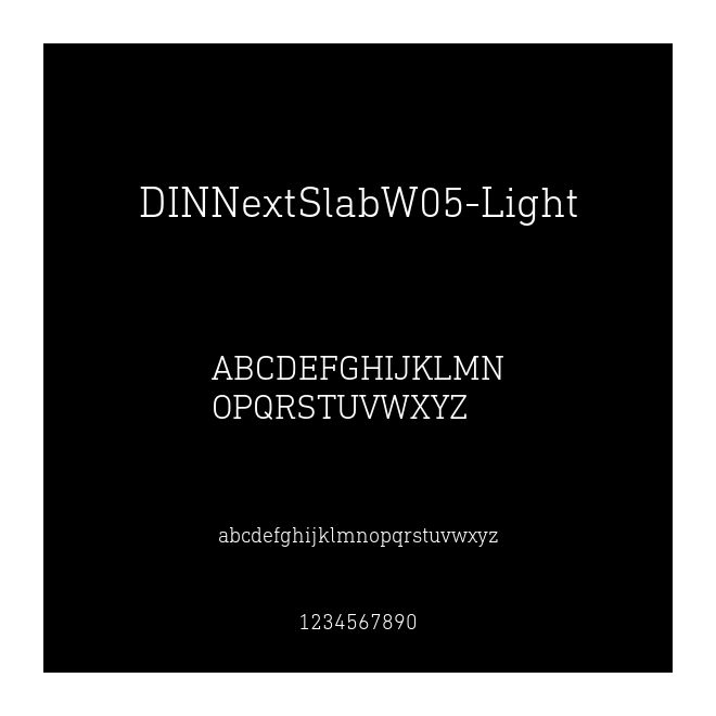 DINNextSlabW05-Light