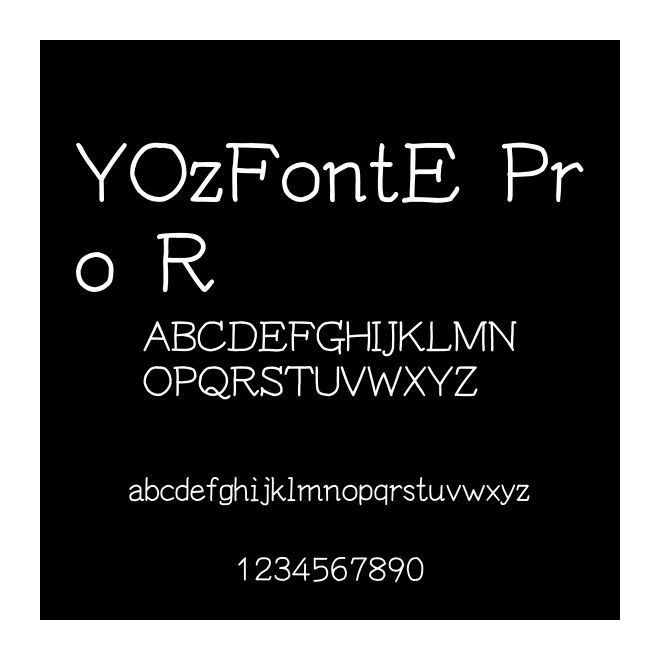 YOzFontE Pro R