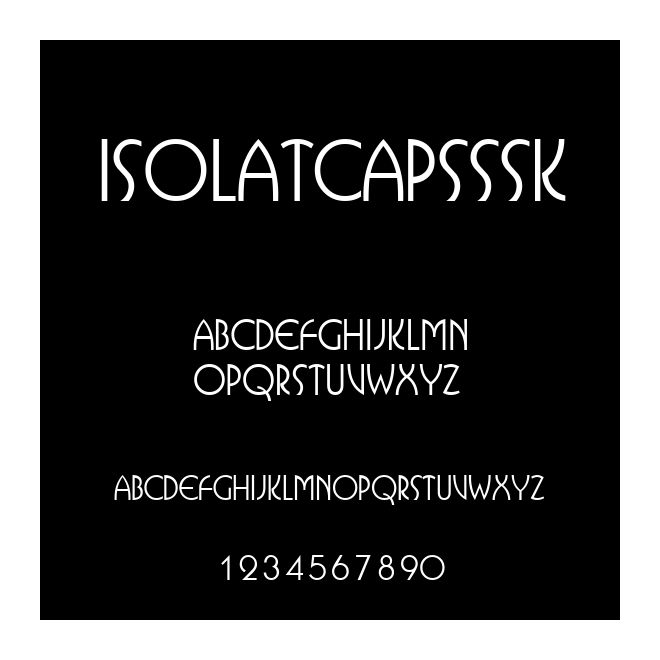IsolatCapsSSK