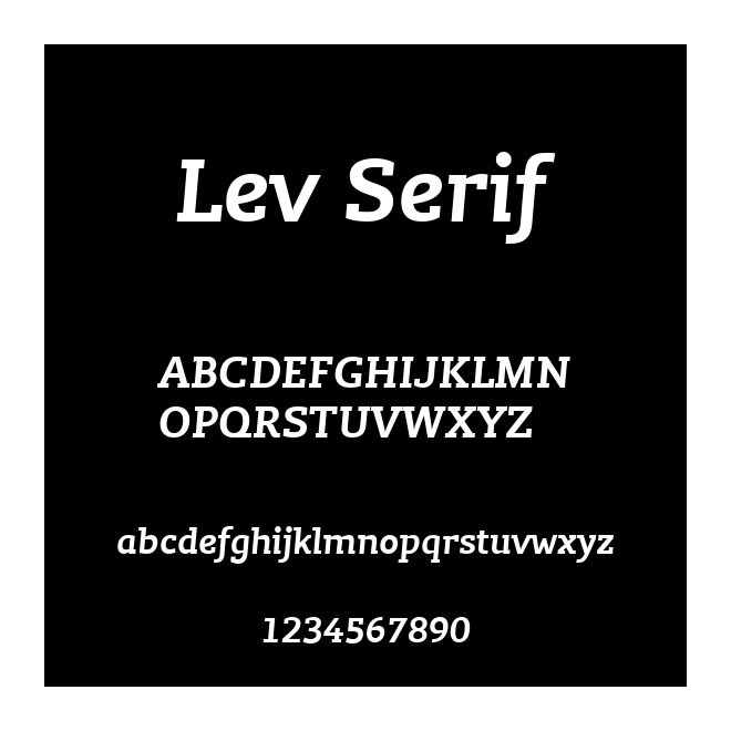Lev Serif