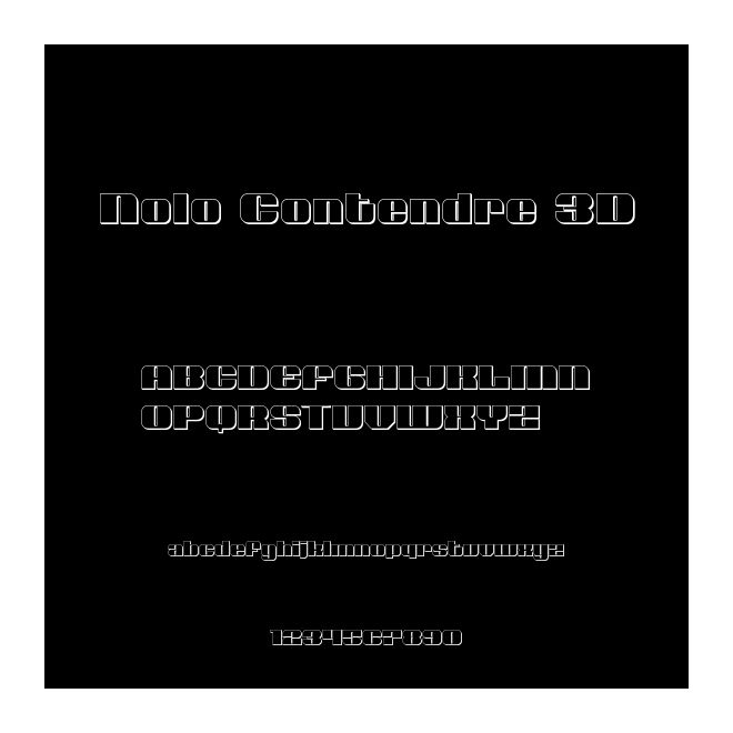 Nolo Contendre 3D