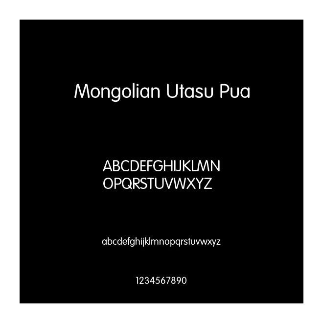 Mongolian Utasu Pua