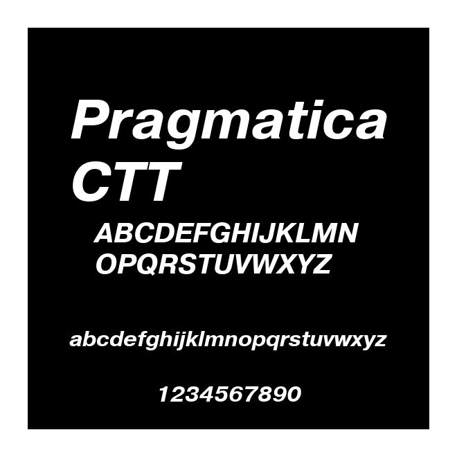 PragmaticaCTT