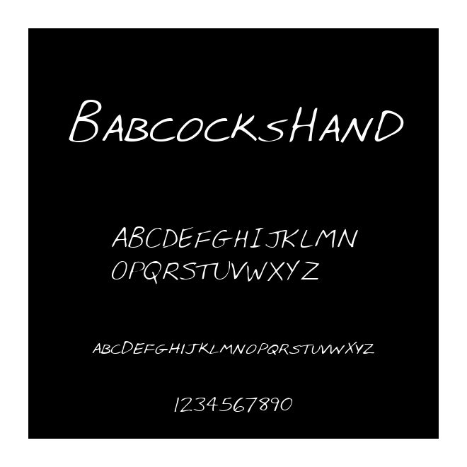 BabcocksHand
