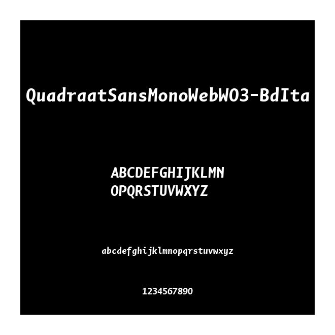 QuadraatSansMonoWebW03-BdIta