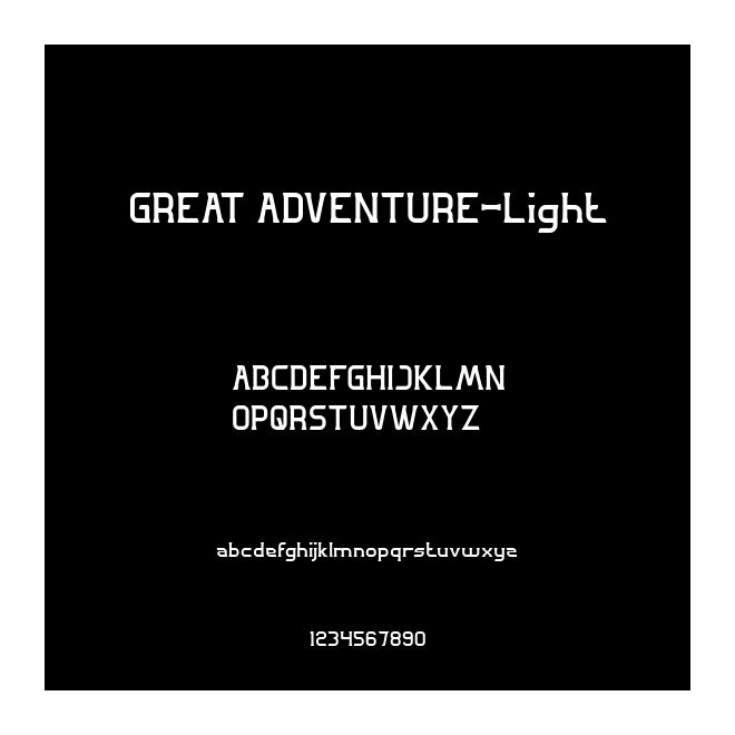 GREAT ADVENTURE-Light