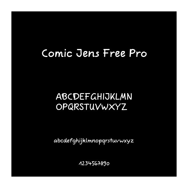 Comic Jens Free Pro