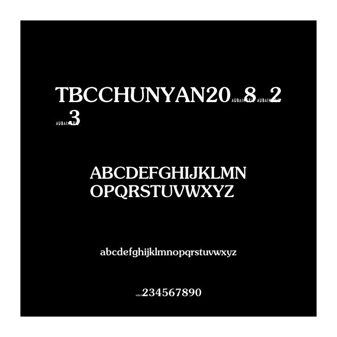 TBCCHUNYAN20181213