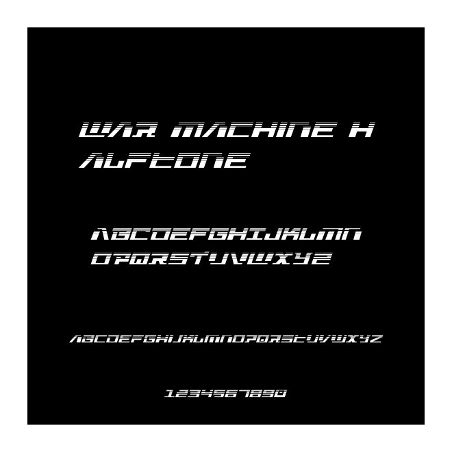 War Machine Halftone