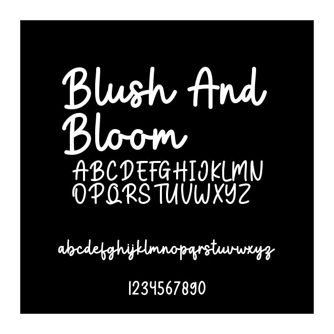 Blush And Bloom