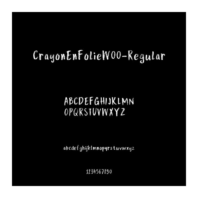 CrayonEnFolieW00-Regular