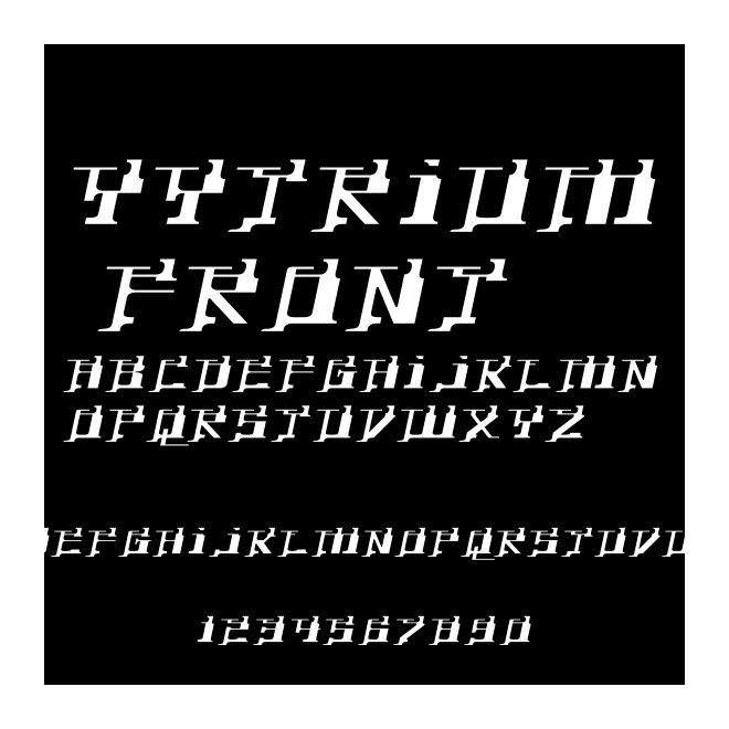 Yytrium Front