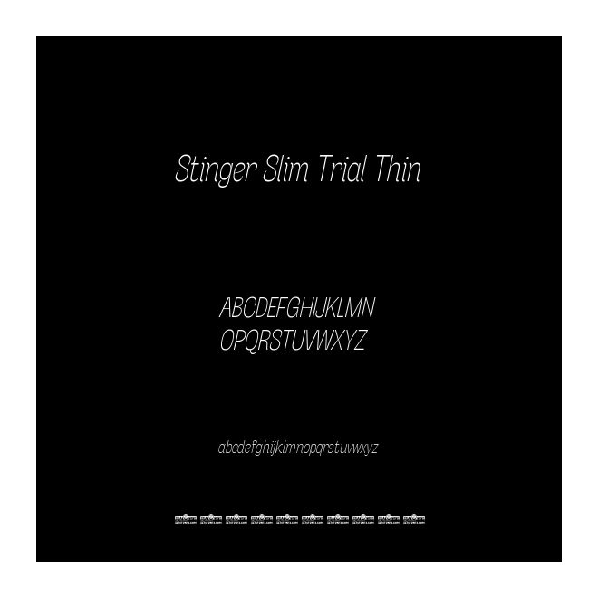 Stinger Slim Trial Thin