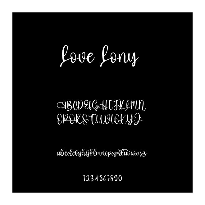Love Lony