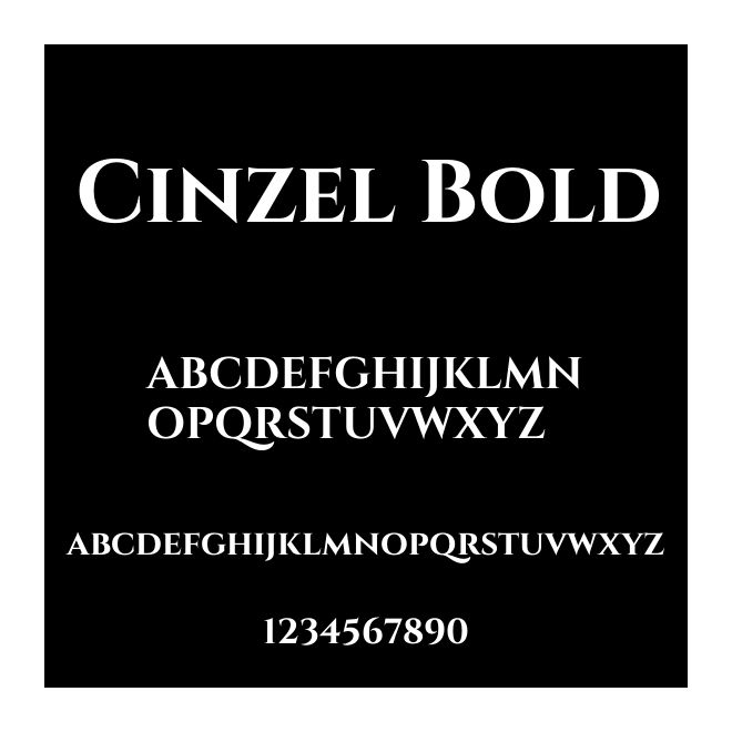 Cinzel Bold