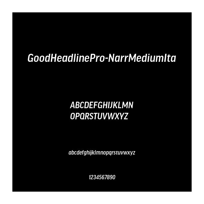 GoodHeadlinePro-NarrMediumIta
