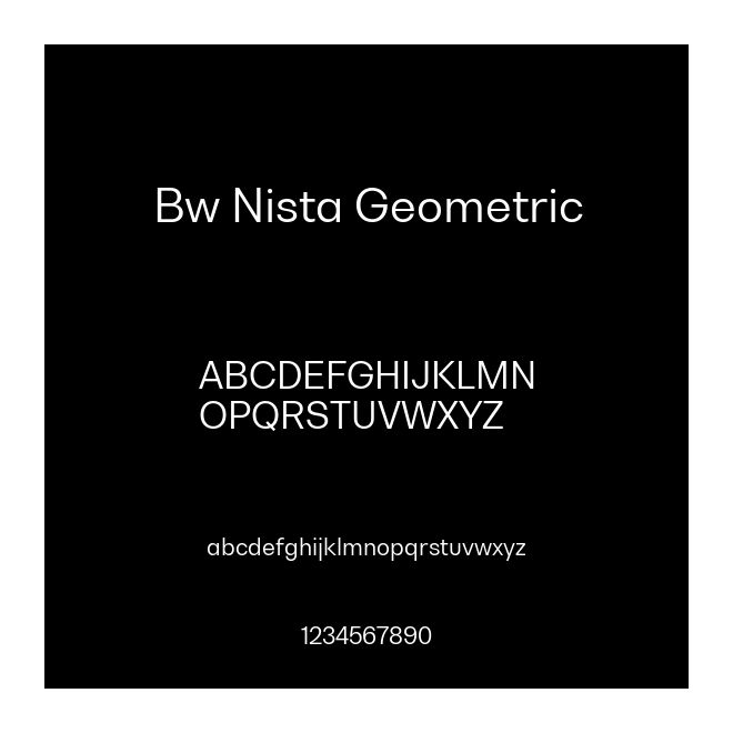 Bw Nista Geometric