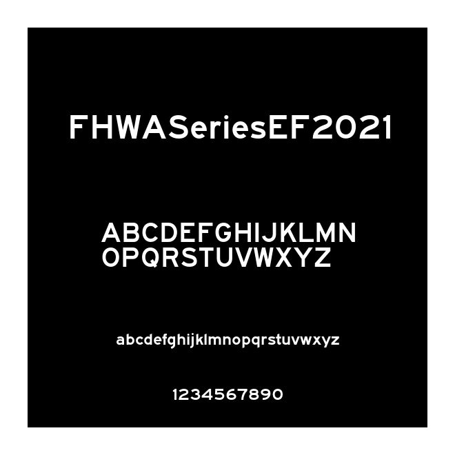 FHWASeriesEF2021