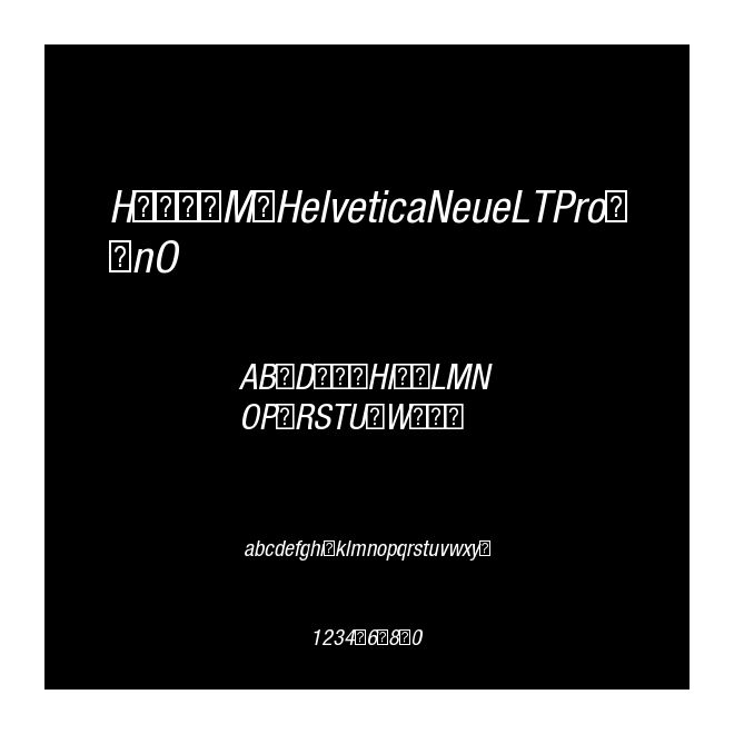 HVYYCM+HelveticaNeueLTPro-CnO