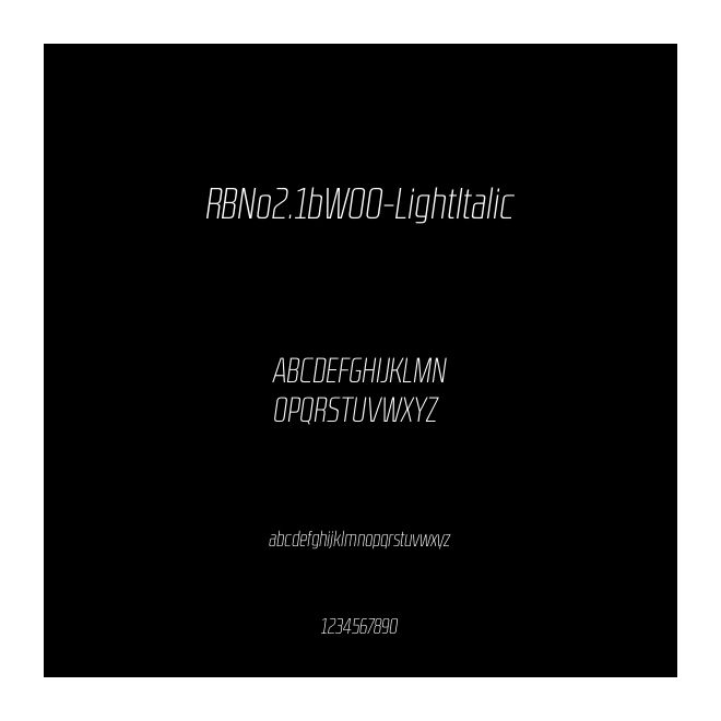 RBNo2.1bW00-LightItalic