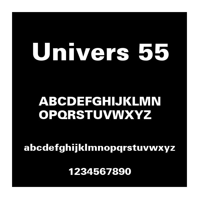 Univers 55