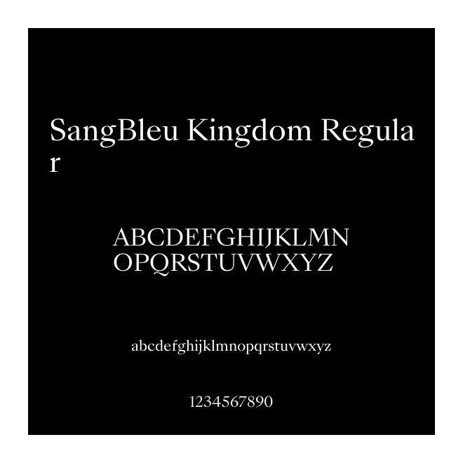 SangBleu Kingdom Regular