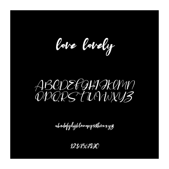 love lovely