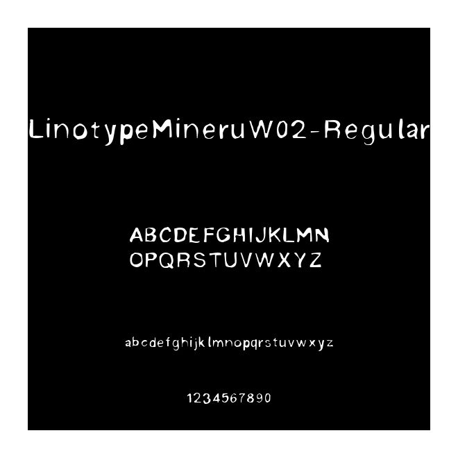 LinotypeMineruW02-Regular