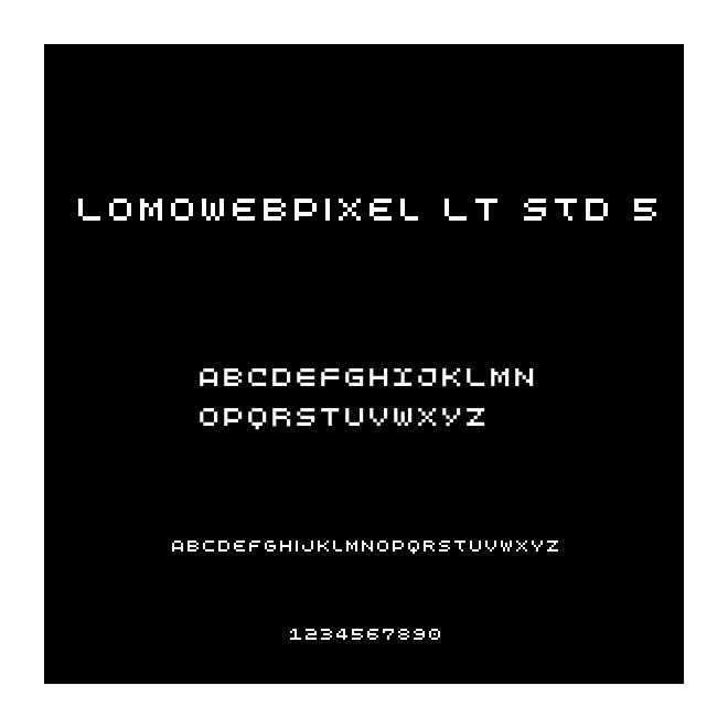LomoWebPixel LT Std 5