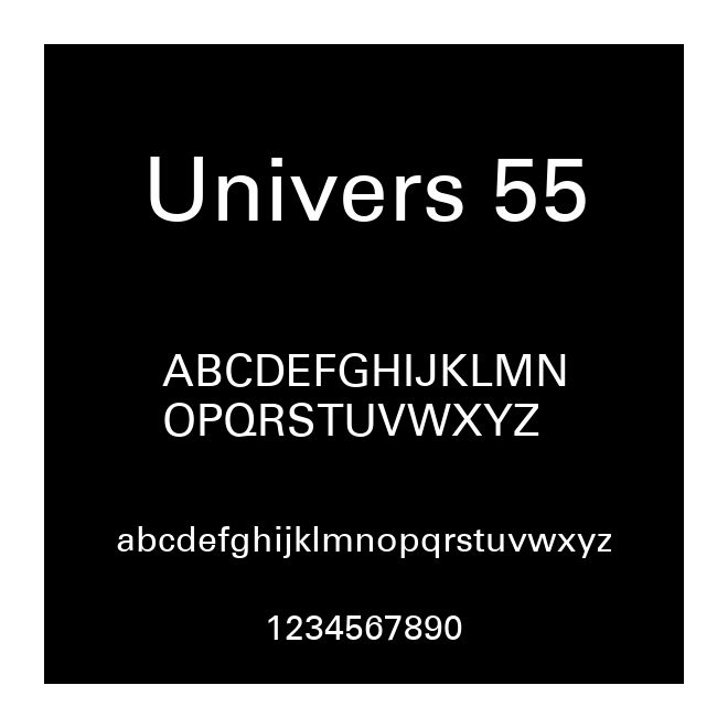 Univers 55