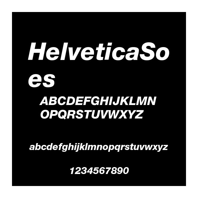 HelveticaSoes