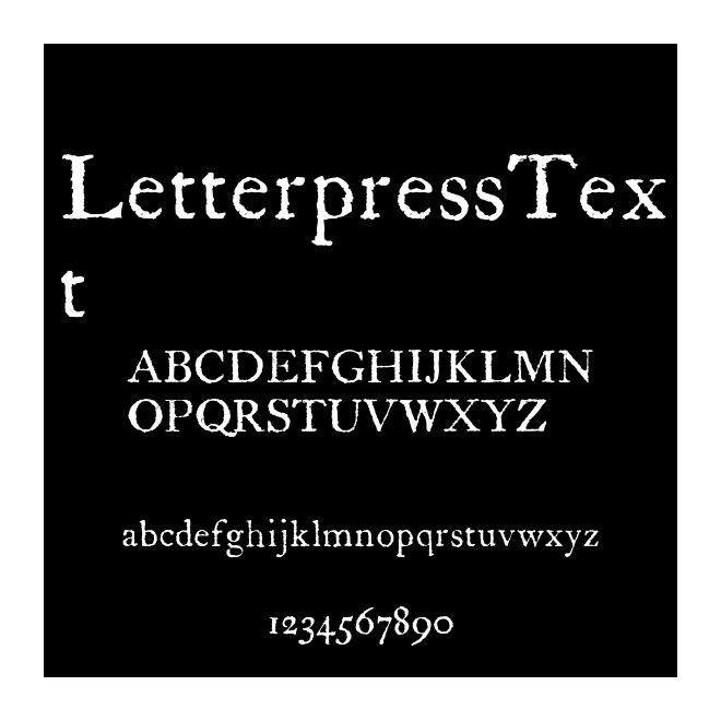 LetterpressText