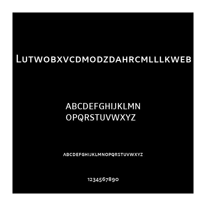 Lutwobxvcdmodzdahrcmlllkweb