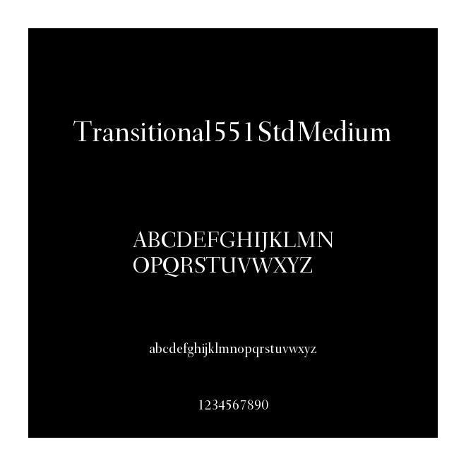 Transitional 551 Std Medium