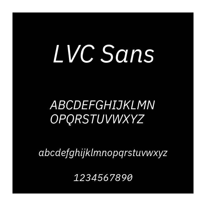 LVC Sans