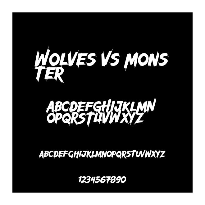 Wolves Vs Monster