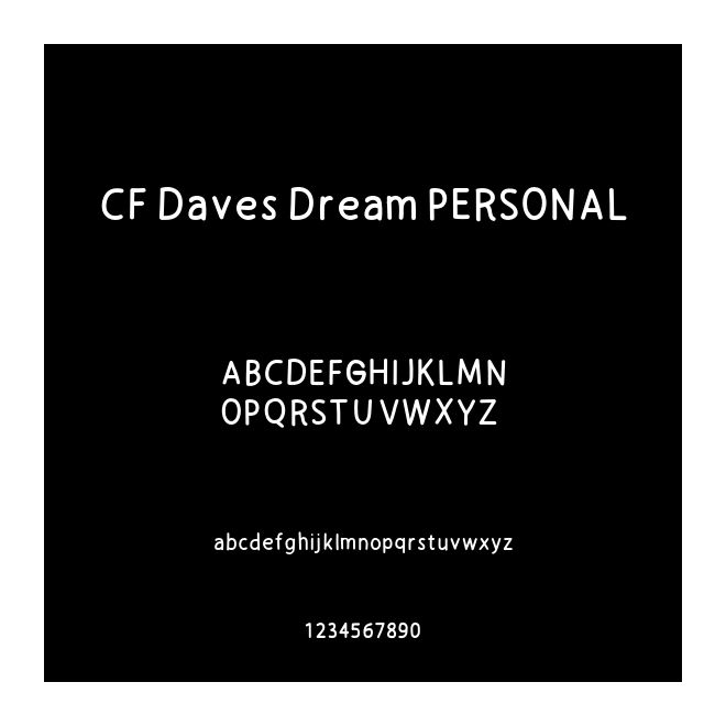 CF Daves Dream PERSONAL