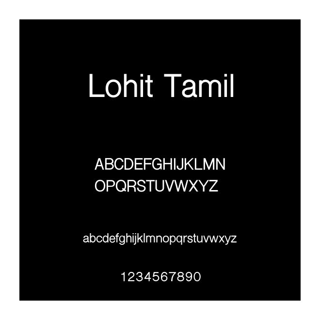 Lohit Tamil