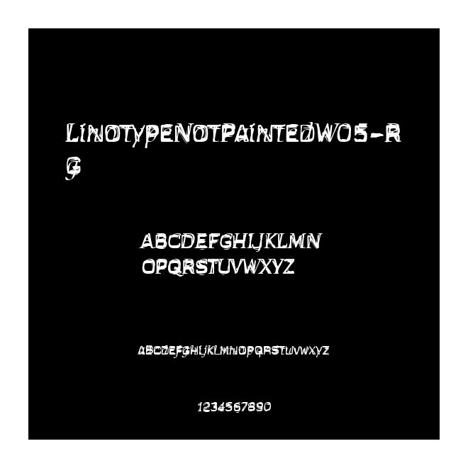 LinotypeNotPaintedW05-Rg