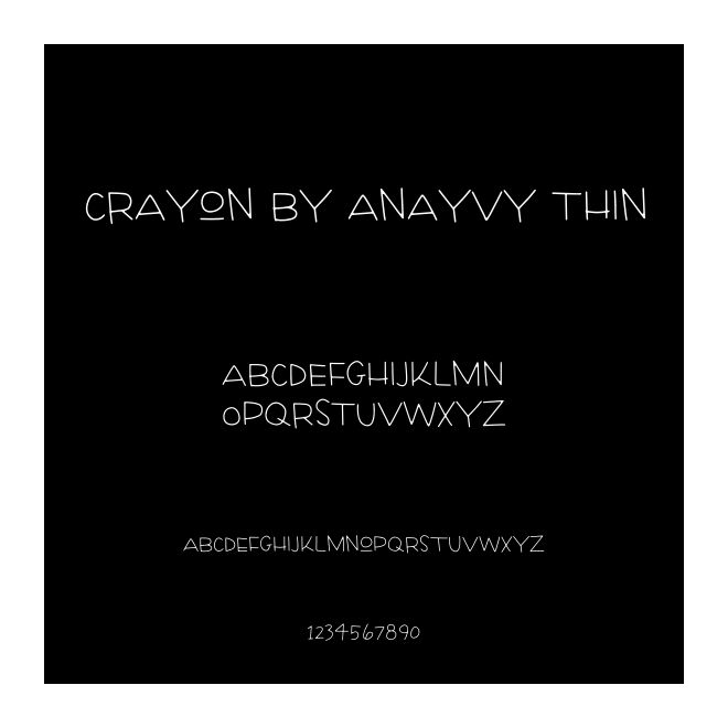 Crayon By Anayvy Thin