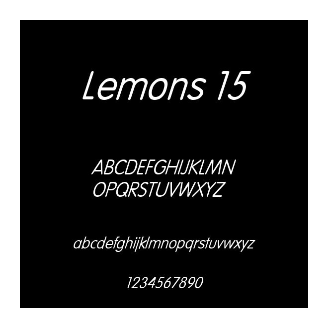 Lemons 15