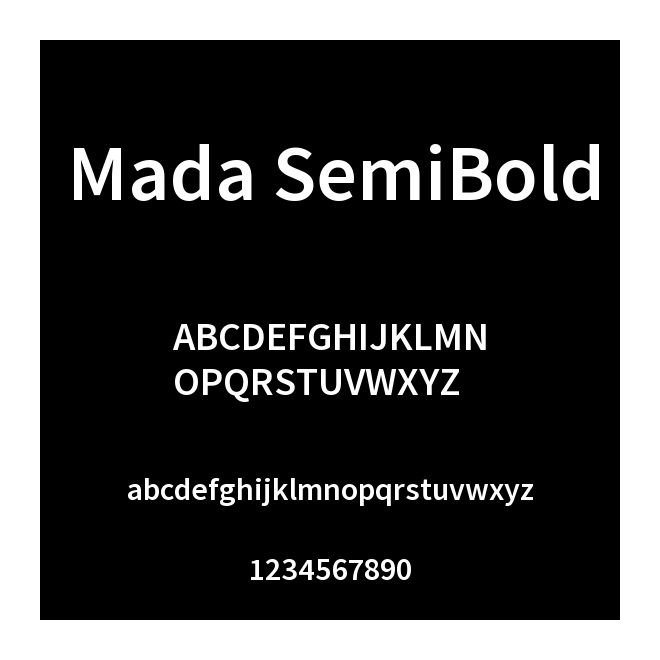 Mada SemiBold