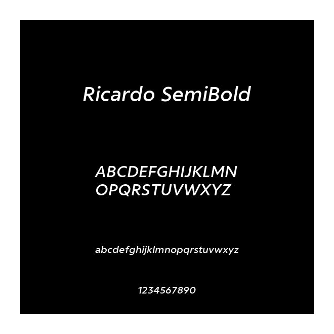 Ricardo SemiBold
