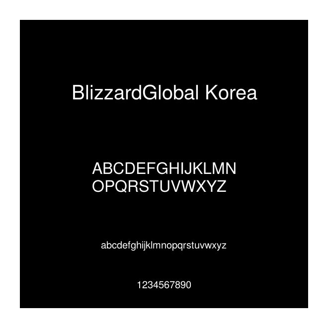 BlizzardGlobal Korea