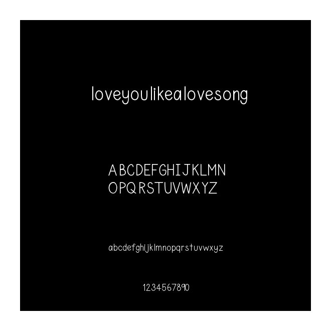 loveyoulikealovesong
