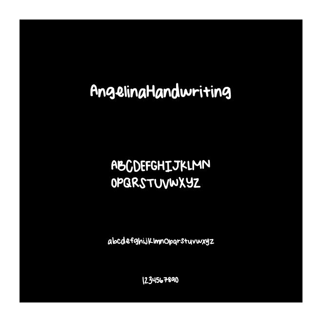 AngelinaHandwriting