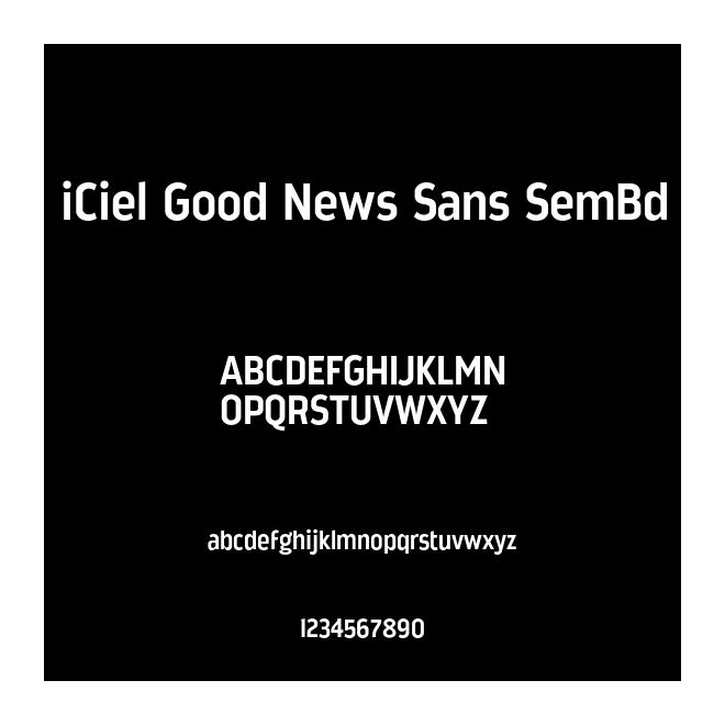 iCiel Good News Sans SemBd