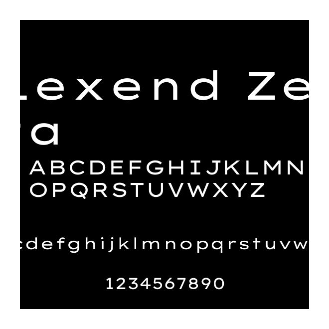 Lexend Zetta