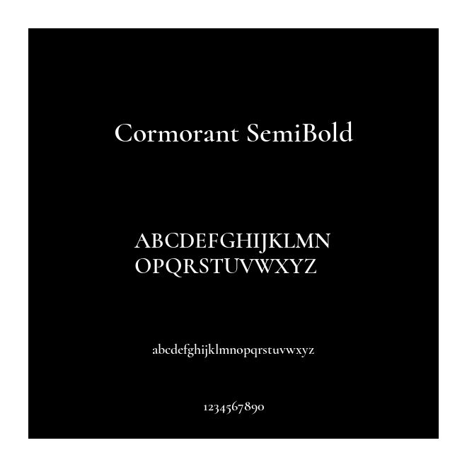 Cormorant SemiBold