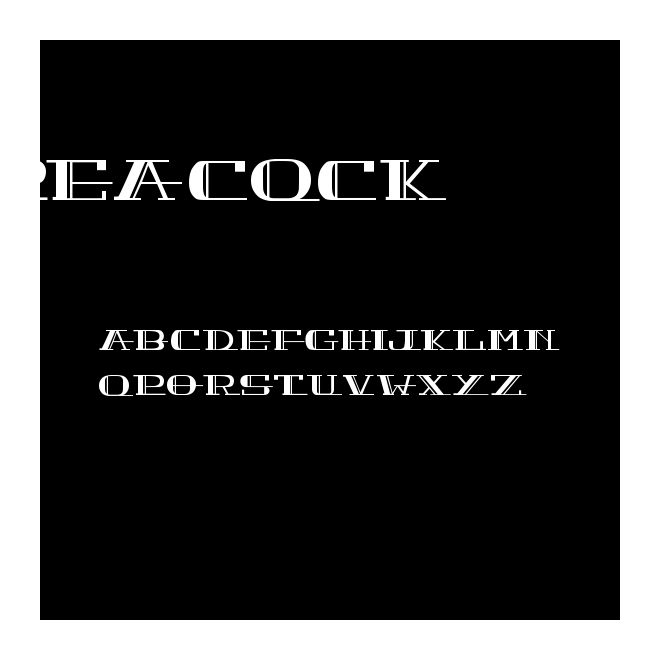 PEACOCK normal